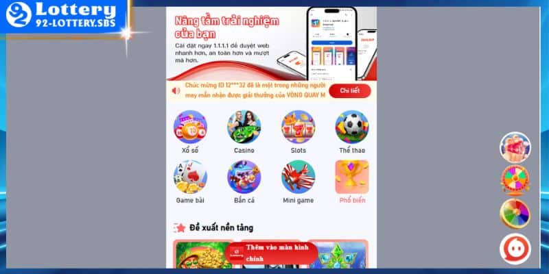 Điều kiện cần đạt đủ để nhận khuyến mãi 92lottery