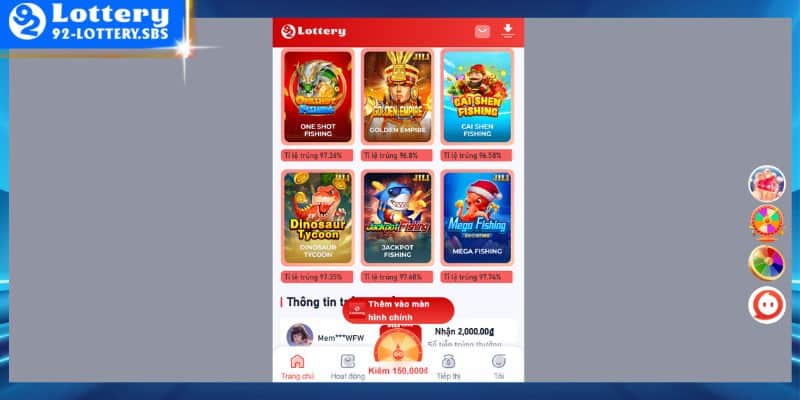 So sánh 92lottery và Sunwin cơ bản